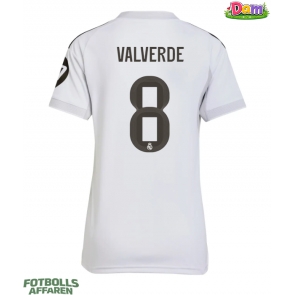 Real Madrid Federico Valverde #8 Hemmatröja Kvinnor 2025-26 Kortärmad